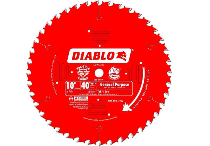 Freud D1040X Diablo 10-Inch 40-Tooth