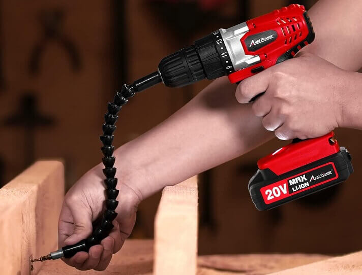 The flexible shaft with AVID Power Drill