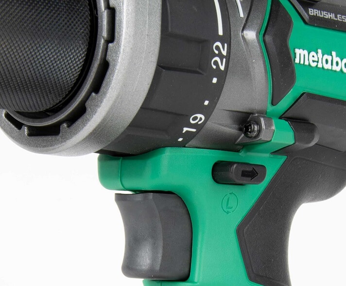 Metabo Cordless Hammer Drill versatile mode selection