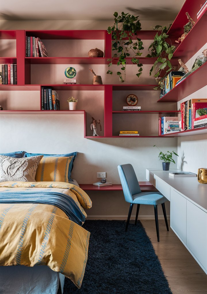 A-cozy-and-stylish-bedroom-with-bold-red 3jmoqxobsmg2zsvlihu9 A Fctwjuwltsmdeqjblhcwca