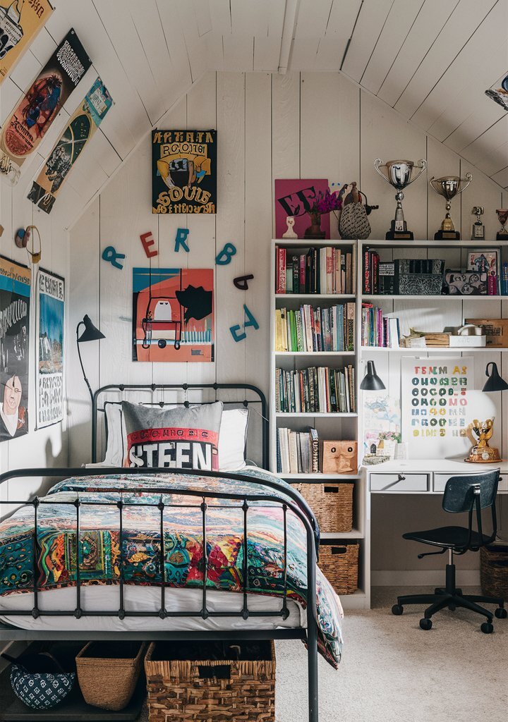 A-cozy-and-stylish-teen-bedroom-with-a-b Mbddbnvoqbaq48txaabe2g 4r-0sqr7r 63fu8gwfakoq